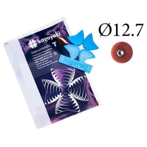 Диски RoundFlex T гибкие 2158C - грубые, диаметр 12,7мм. (50шт.), Kagayaki