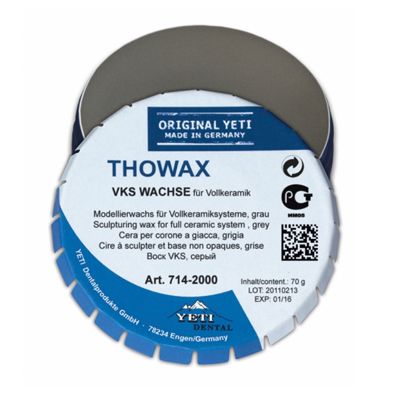 Воск моделировочный Thowax VKS, для безметалловой керамики, серый (70гр.), Yeti
