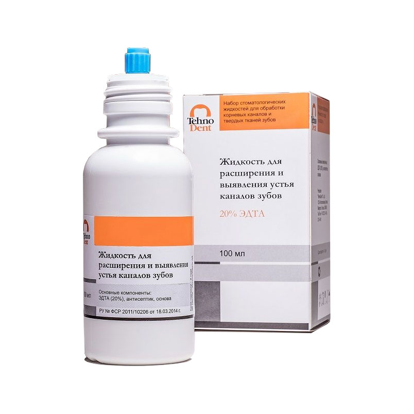 Жидкость для расширения и выявления устья каналов зубов (100мл.), ТехноДент — фото товара
