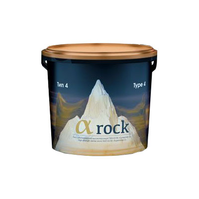 Альфа-Рок бежевый - супергипс IV класса (3кг.), Целит