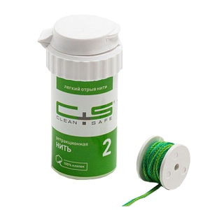Нить ретракционная вязаная (хлопок) №2, Clean+Safe — фото товара