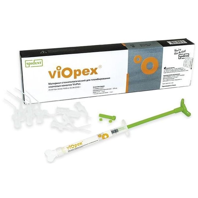 VioPex - паста для пломбирования каналов c йодоформом (2,2гр.), Spident
