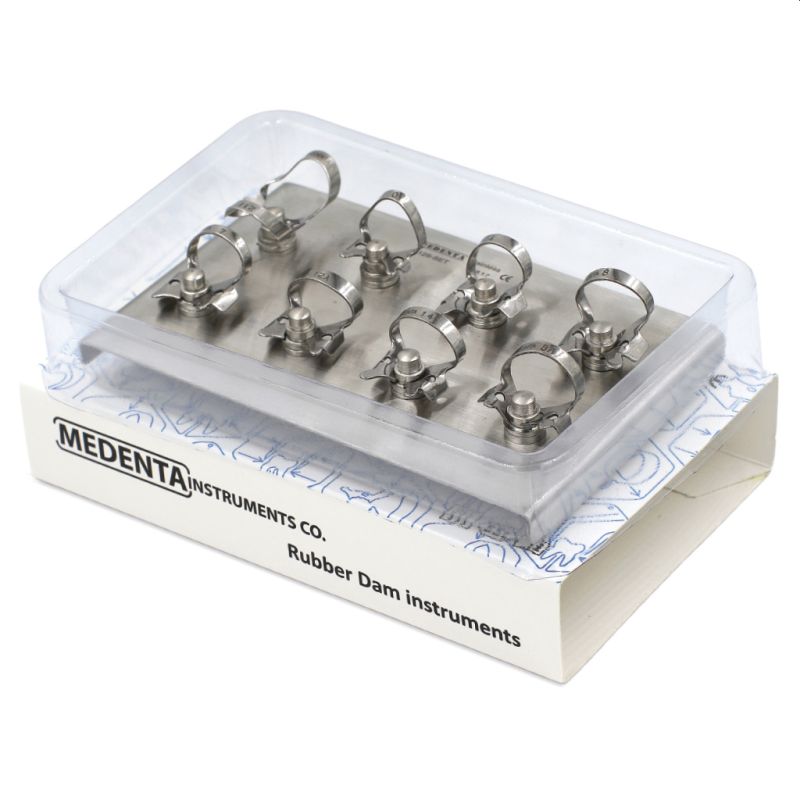 Комплект "Раббер Дам" Set, 8 креплений (TiAIN), Medenta