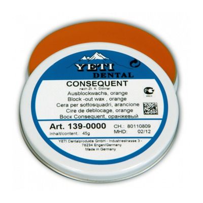 Воск Consequent для блокировки поднутрений (45гр.), Yeti — фото товара