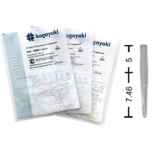 Штифты беззольные YuniPin №108 белые (100шт.), Kagayaki