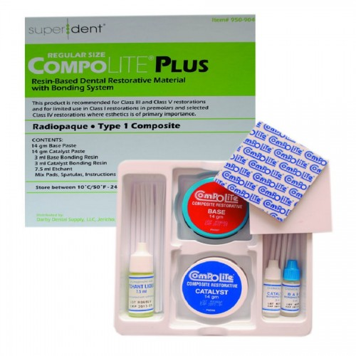 Compolite Plus - химический композит (14гр.+14гр.), Super-Dent
