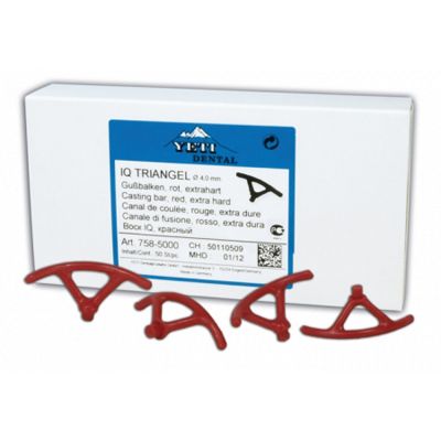 Восковые литейные балки IQ Triangel - диаметр 4мм. (50шт.), Yeti — фото товара