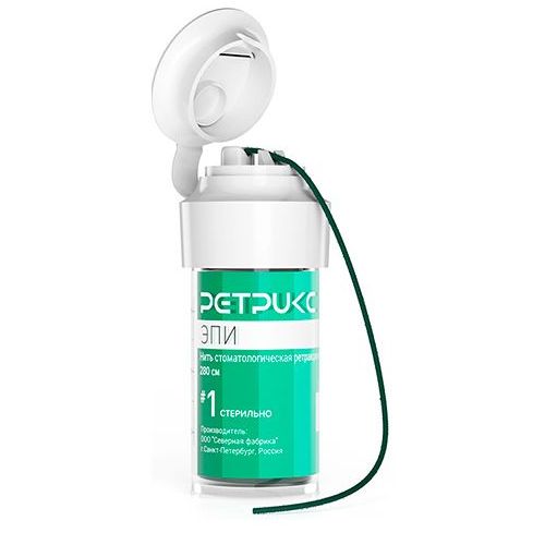 Нить ретракционная вязаная Ретрикс Фибро Эпи (эпинифрин) №1, Северная Фабрика — фото товара