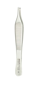 Пинцет для мягких тканей 05-225-12-P, 1х2 зубчатый, 12см, Medenta