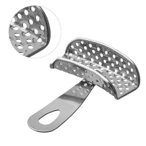 Ложка слепочная, перфорированная, фронтальная полная L, по Фусуаяма, верхняя , YDM — фото товара