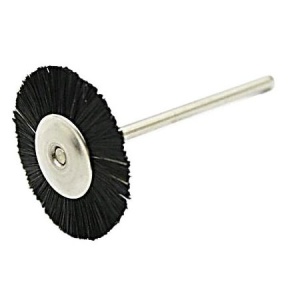 Щётка натуральная, чёрная, диаметр 25мм (1шт.), Songjiang sheshan