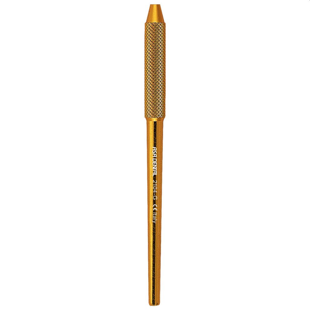 Ручка для зеркал алюминиевая, желтая (1шт.), Asa Dental