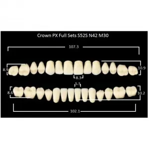 Crown PX/Efucera PX полный гарнитур фронт верх S52S, фронт низ N42, боковые М30 (28шт.), Yamahachi
