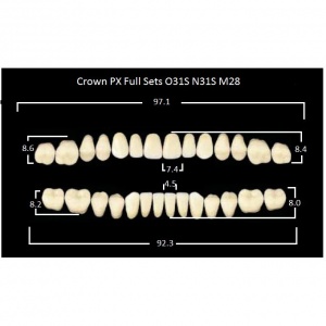 Crown PX/Efucera PX полный гарнитур фронт верх O31S, фронт низ N31S, боковые М28 (28шт.), Yamahachi
