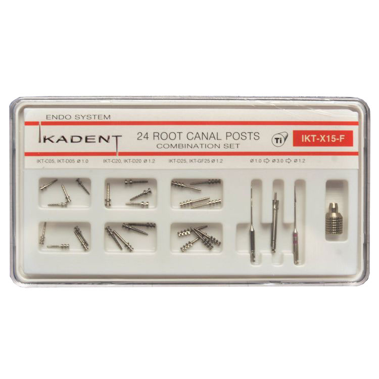 Штифты титановые IKT-X15-F набор, Ikadent