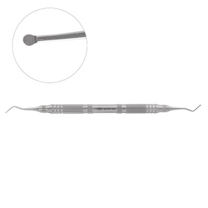 Кюрета MS #1 двусторонняя, ширина рабочей части 1,1 мм, окружность лезвия 240°С, YDM — фото товара