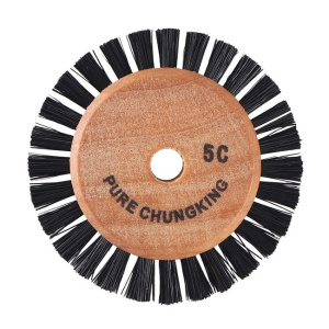 Щётка синтетическая жёсткая, 1 рядная редкий ворс, диаметр 51мм (1шт.), Songjiang sheshan — фото товара