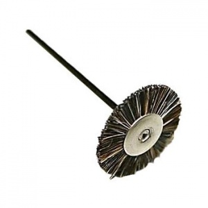 Щётка натуральная, коричневая, диаметр 22мм (1шт.), Songjiang sheshan