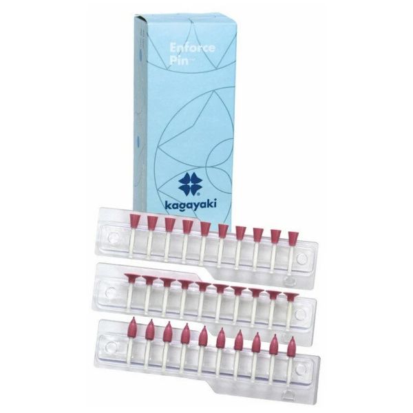 Полир Enforce Pin - ассорти розовые средние уретановые (30шт.), Kagayaki — фото товара