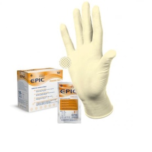 Перчатки EPIC SG PF - размер 8, стерильные хирургические (1 пара), Heliomed Handelsges
