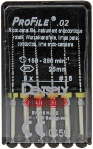 Profile - конус 02, длина 25мм. №15 (6шт.), Maillefer — фото товара