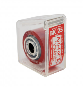 BK 25 - Копирка фольга Arti-Fol красная 8мкм., 22мм. ширина (20м.), Bausch