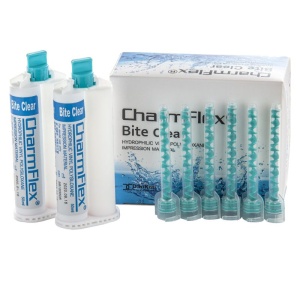 CharmFlex Bite Clear - прозрачный А-силикон для регистрации прикуса (2*50мл), DentKist