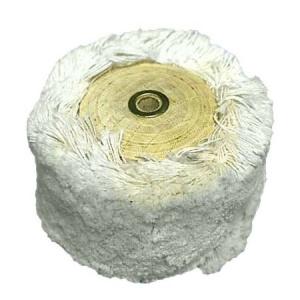 Щётка - пуховка нитяная для шлифмотора, пятирядная, внешний диаметр 90мм, (1шт.), Songjiang sheshan