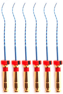 Машинные файлы Blue (3D-Files) 21мм F25 02 №25, никель-титан, (6шт), EuroFile — фото товара