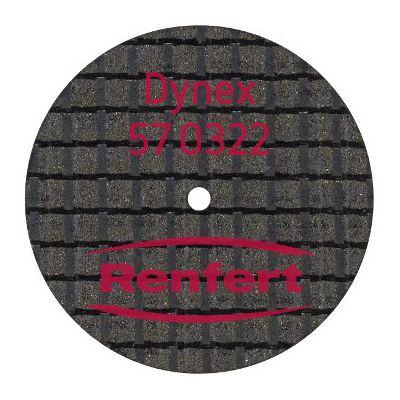 Диски отрезные армированные Dynex 22х0,3мм (20шт.), Renfert