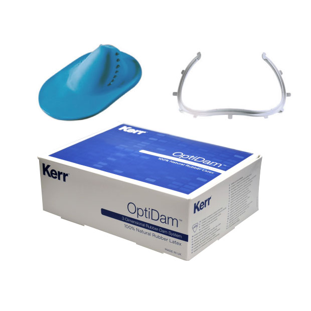 OptiDam Posterior - коффердам для жевательных зубов (10шт.+рамка), Kerr