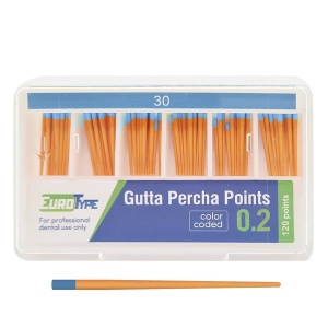 Штифты гуттаперчивые №30 (120шт.), EuroType