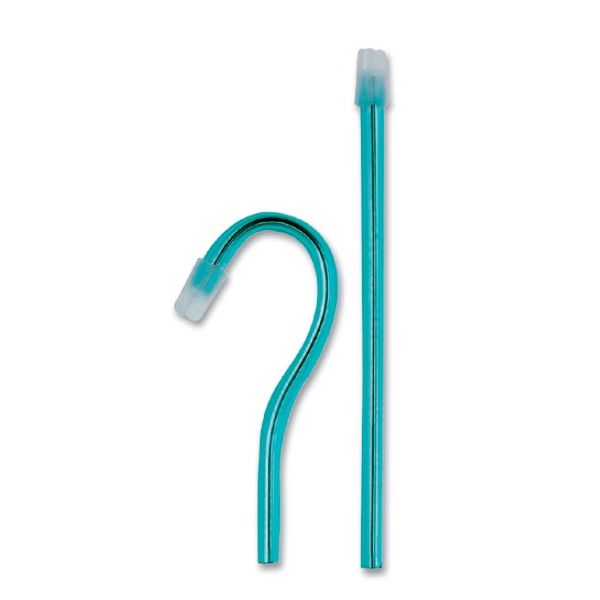 Слюноотсосы Blossom бирюзовые (100шт.), Asa Dental