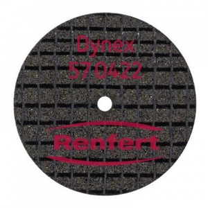 Диски отрезные армированные Dynex 22х0,4мм (20шт.), Renfert