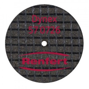 Диски отрезные армированные Dynex 26х0,7мм (20шт.), Renfert
