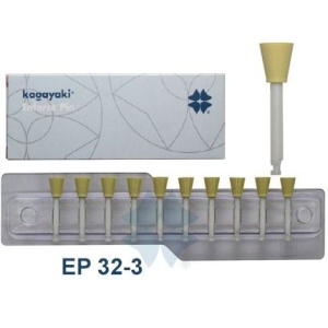 Полир Enforce Pin - чашка жёлтая мелкая уретановый (10шт.), Kagayaki — фото товара