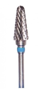 Фреза ТВС L060DS, конус закругленный, 6мм, двойная насечка, средняя абразивность — фото товара