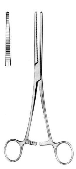 Зажим зубчатый Бильрот прямой №3 (250мм) П-17-256, Sammar — фото товара