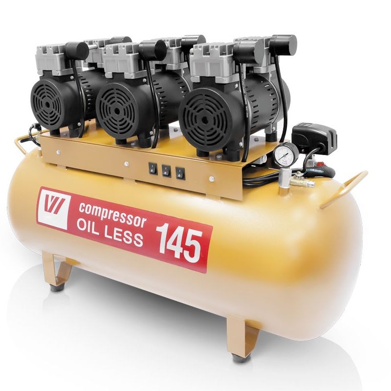 Стоматологический компрессор W-610 - объём 145л. (390л/мин), WuerWei — фото товара