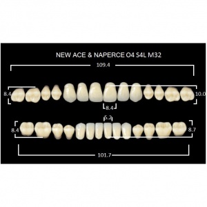 Gloria New Ace полный гарнитур фронт верх O4, фронт низ S4L, боковые М32 (28шт.), Yamahachi