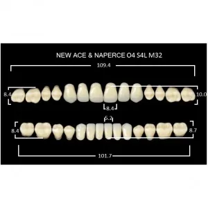 Gloria New Ace полный гарнитур фронт верх O4, фронт низ S4L, боковые М32 (28шт.), Yamahachi
