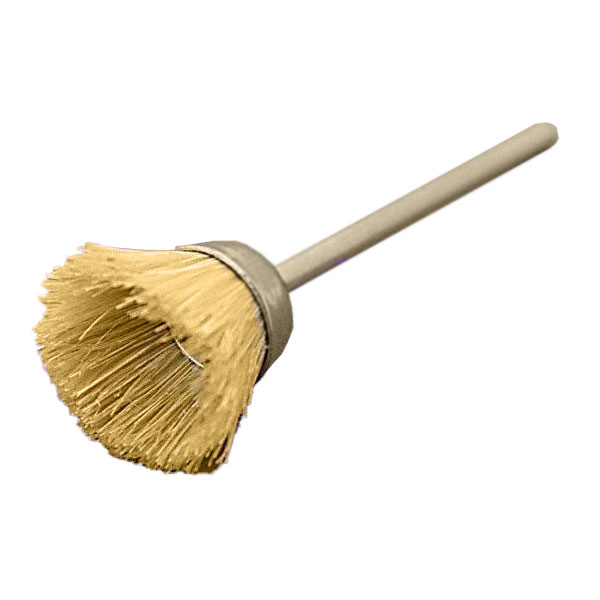 Щёточка чашка, натуральная щетина, белая (1шт.), Songjiang sheshan