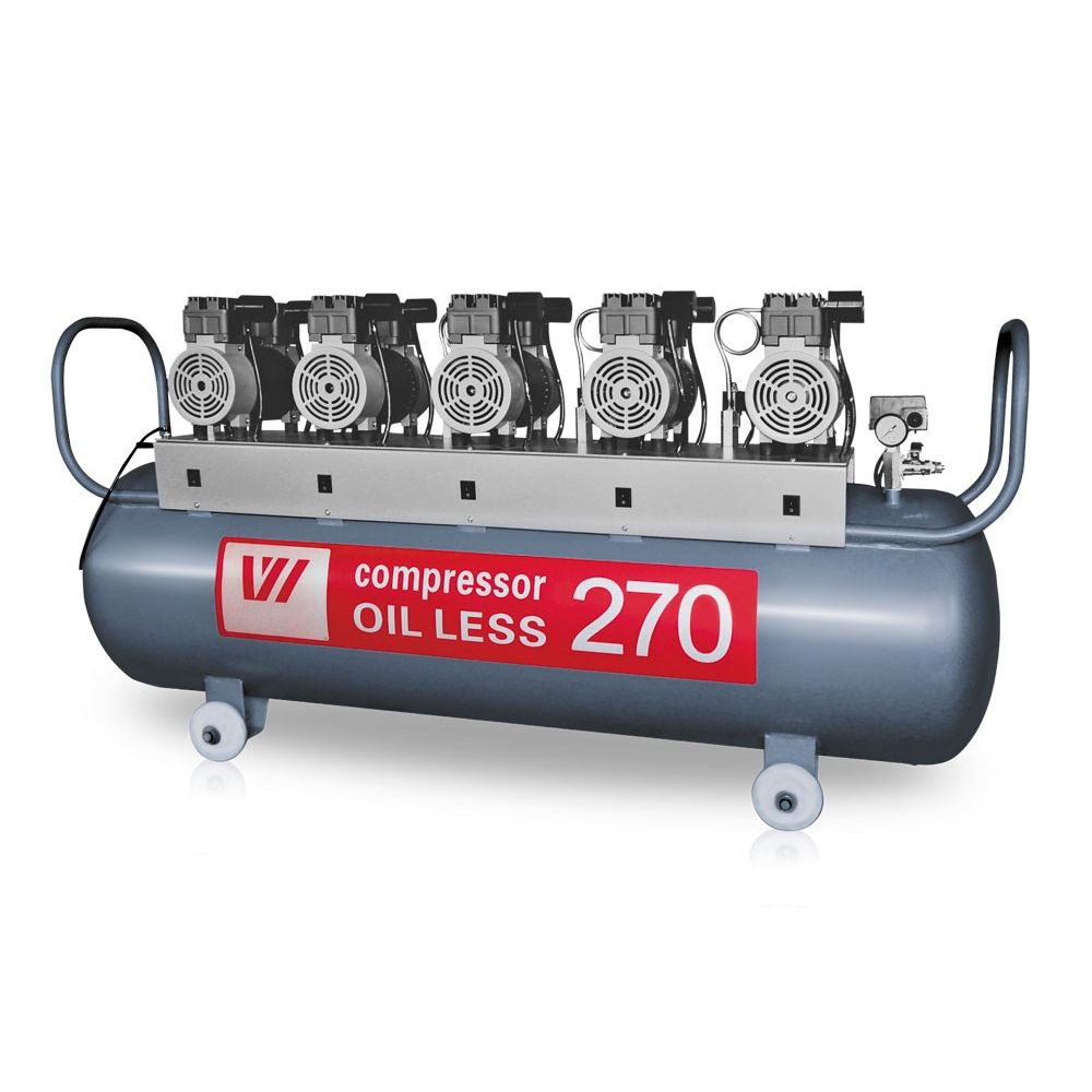 Стоматологический компрессор W-615 - объём 270л. (650л/мин), WuerWei — фото товара