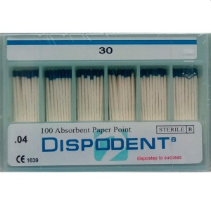 Абсорберы конус 04 №30 (100шт), Dispodent