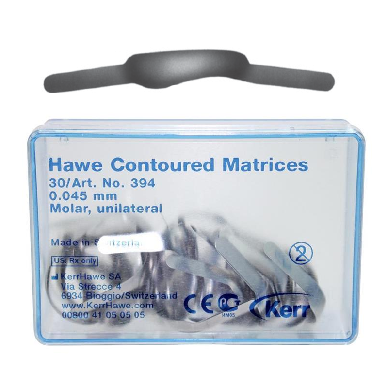 Матрицы металлические контурированные - моляры двухсторонние (30шт.), Kerr Нawe