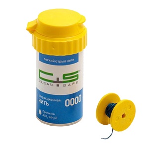 Нить ретракционная вязаная (хлопок) с пропиткой Al №0000, Clean+Safe — фото товара