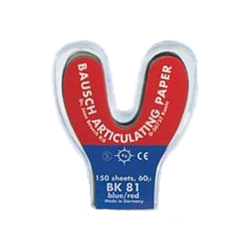 BK 81 - Копирка Arti-Check подкова красно-синяя 40мкм. (150л.), Bausch