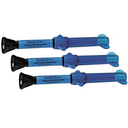Temp IT - голубой, 3 шприца по (3гр.), Spident