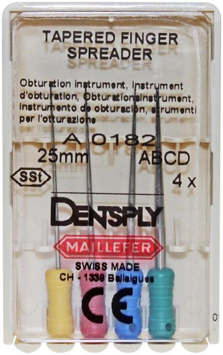 Tapered Finger Spreader A-D 25мм. (4шт.), Maillefer — фото товара