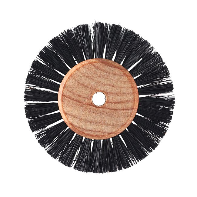 Щётка синтетическая жёсткая, 1 рядная редкий ворс, диаметр 64мм (1шт.), Songjiang sheshan — фото товара